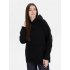 Худи оверсайз унисекс Snuggie, черное Худи оверсайз унисекс Snuggie, черное