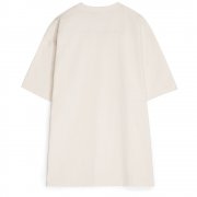 Футболка оверсайз унисекс Sideline, молочно-белая арт. 18406.60