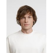 Футболка оверсайз унисекс Sideline, молочно-белая арт. 18406.60