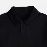 Рубашка поло унисекс Tiimi, черная