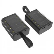 Внешний аккумулятор Courage, 5000 Mah, черный