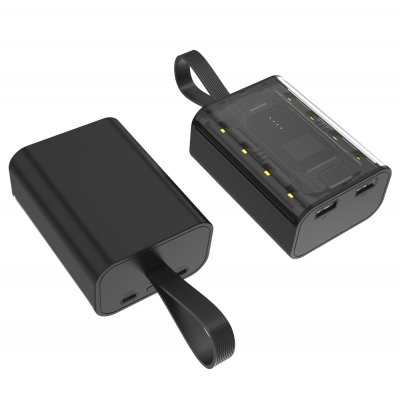 Внешний аккумулятор Courage, 5000 Mah, черный арт. 2048.02