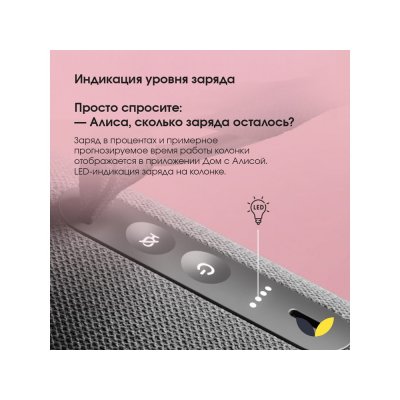 Умная колонка ЯНДЕКС Станция Стрит с Алисой арт. 212643