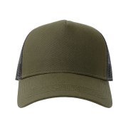 Бейсболка RAPPER COTTON-S, 5 клиньев, пластиковая застёжка Черный