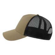 Бейсболка RAPPER COTTON-S, 5 клиньев, пластиковая застёжка Хаки