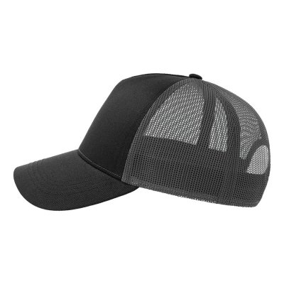 Бейсболка RAPPER COTTON-S, 5 клиньев, пластиковая застёжка, 280 Черный арт. 254179-S.3529
