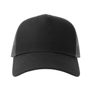 Бейсболка RAPPER COTTON-S, 5 клиньев, пластиковая застёжка Черный