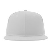 Бейсболка SNAP BACK-S, 6 клиньев, пластиковая застежка Белый