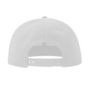 Бейсболка SNAP BACK-S, 6 клиньев, пластиковая застежка Белый