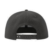 Бейсболка SNAP BACK-S, 6 клиньев, пластиковая застежка Темно-серый