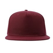 Бейсболка SNAP FIVE-S, 5 клиньев, пластиковая застежка Красный