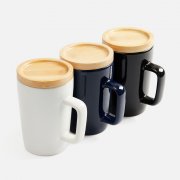 Кружка Vierra с крышкой-костером, белая