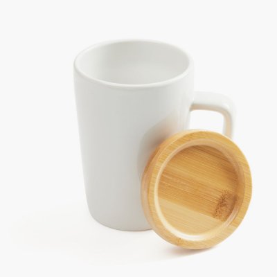 Кружка Vierra с крышкой-костером, белая арт. 18277.60
