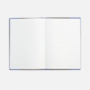 Блокнот Accenti, черный с синим