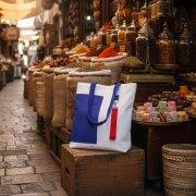 Сумка для покупок BANSHEE 325 г/м², синяя арт. 25010.03