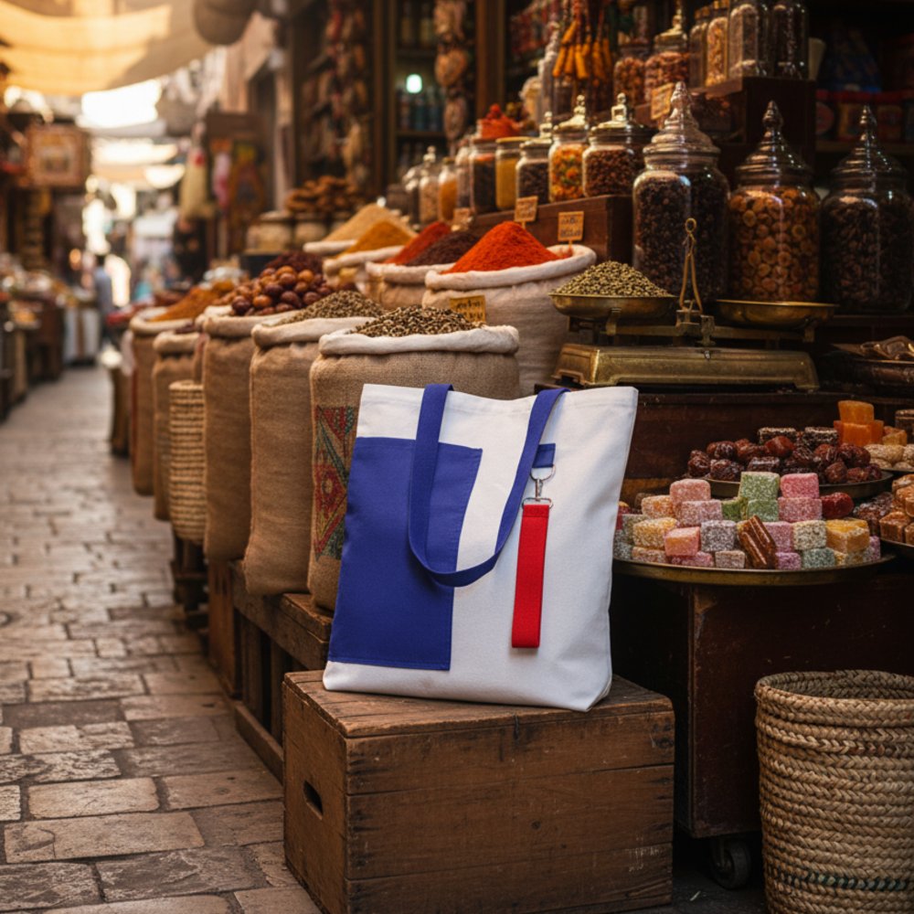 Сумка для покупок BANSHEE 325 г/м², синяя арт. 25010.03 Сумка для покупок BANSHEE 325 г/м², синяя арт. 25010.03