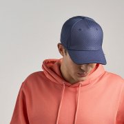 Бейсболка GEAR-S, 5 клиньев, застёжка на липучке Темно-синий