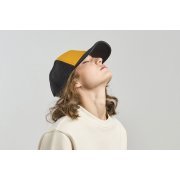 Бейсболка RAPPER-S, 5 клиньев, пластиковая застёжка Жёлтый