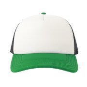 Бейсболка RAPPER-S, 5 клиньев, пластиковая застёжка Зеленый