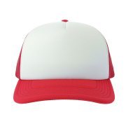 Бейсболка RAPPER-S, 5 клиньев, пластиковая застёжка Красный