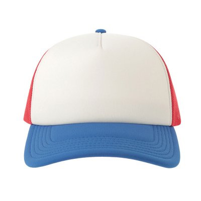 Бейсболка RAPPER-S, 5 клиньев, пластиковая застёжка Красный арт. 25420-S.10824