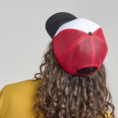 Бейсболка RAPPER-S, 5 клиньев, пластиковая застёжка Черный арт. 25420-S.135