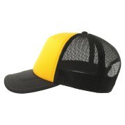 Бейсболка RAPPER-S, 5 клиньев, пластиковая застёжка Черный