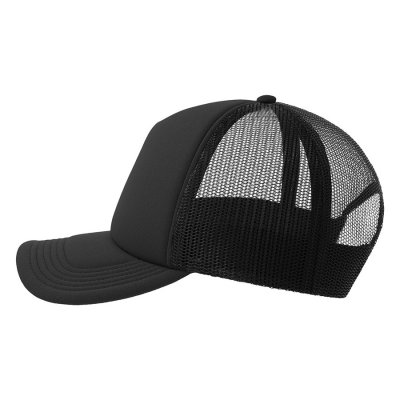 Бейсболка RAPPER-S, 5 клиньев, пластиковая застёжка Черный арт. 25420-S.35
