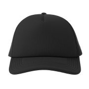 Бейсболка RAPPER-S, 5 клиньев, пластиковая застёжка Черный