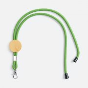 Шнурок для бейджа Tube Wood, зеленый арт. 20382.90 Шнурок для бейджа Tube Wood, зеленый арт. 20382.90