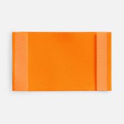 Лейбл тканевый Epsilon, M, оранжевый неон