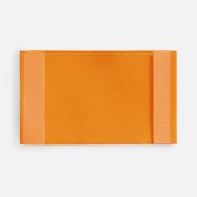 Лейбл тканевый Epsilon, M, оранжевый