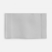 Лейбл тканевый Epsilon, M, светло-серый