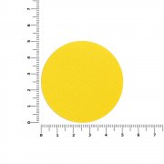 Наклейка тканевая Lunga Round, M, желтая