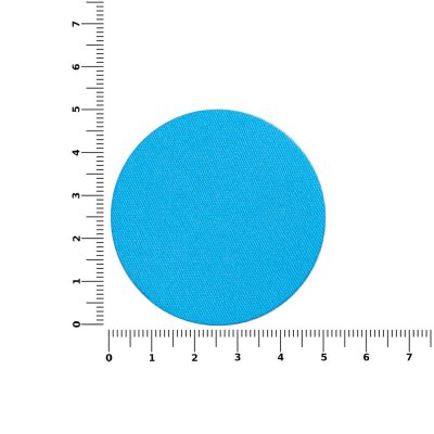Наклейка тканевая Lunga Round, M, голубая арт. 17901.14