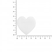 Наклейка тканевая Lunga Сor, M, белая