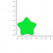 Наклейка тканевая Lunga Bial, M, зеленый неон