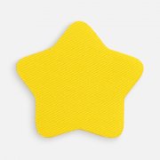 Наклейка тканевая Lunga Bial, M, желтая