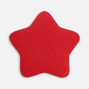 Наклейка тканевая Lunga Bial, M, красная