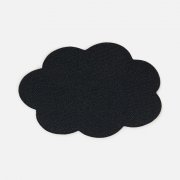 Наклейка тканевая Lunga Calum, L, черная