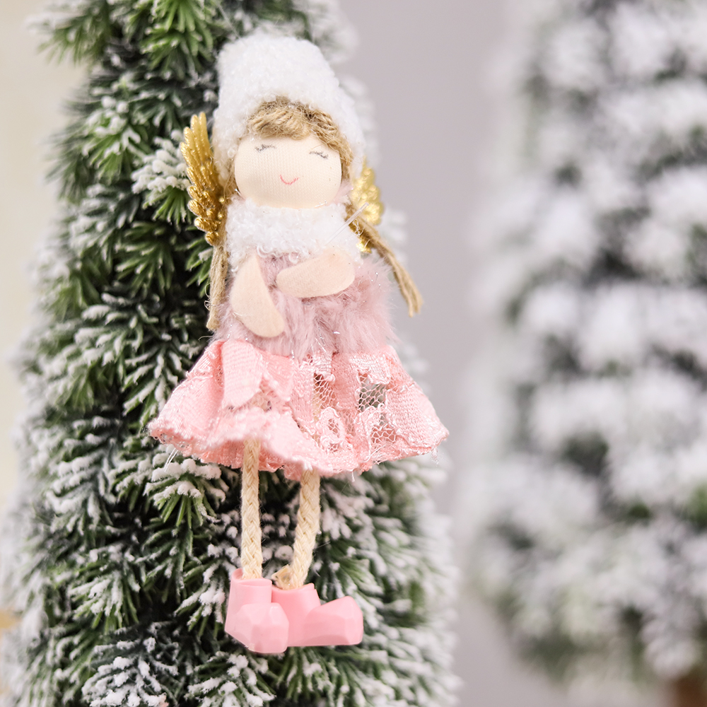 Новогоднее украшение рождественский ангел Свитс,розовый арт. 2021-0334.12 Новогоднее украшение рождественский ангел Свитс,розовый арт. 2021-0334.12