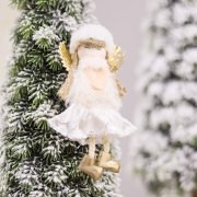 Новогоднее украшение рождественский ангел Свитс,белый