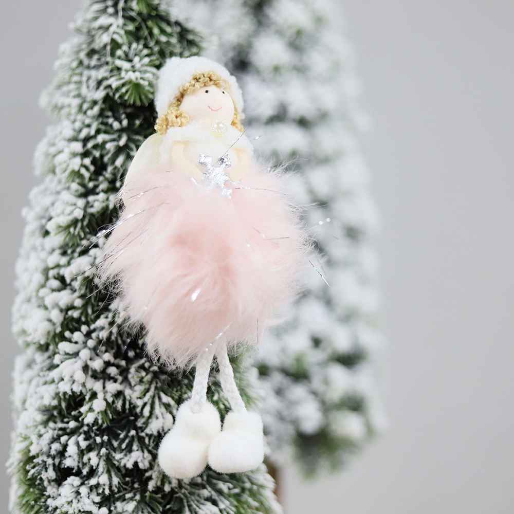 Новогоднее украшение рождественский ангел Брайтенс,розовый арт. 2020-0225.12 Новогоднее украшение рождественский ангел Брайтенс,розовый арт. 2020-0225.12