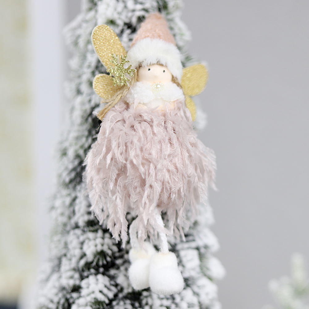 Новогоднее украшение рождественский ангел Беатриче,розовый арт. 2020-0221.12 Новогоднее украшение рождественский ангел Беатриче,розовый арт. 2020-0221.12