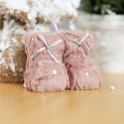Новогоднее украшение (валенки) Бутс,розовый