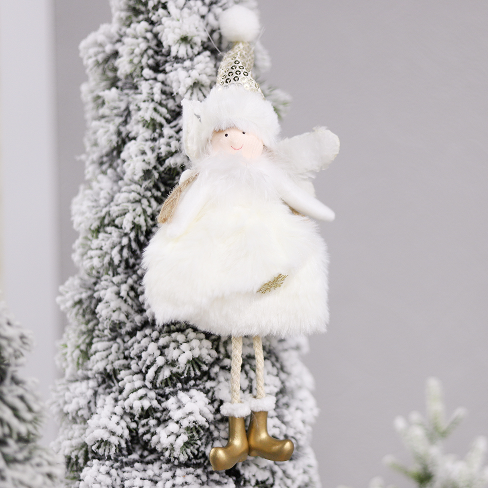 Новогоднее украшение Рождественский ангел, белый арт. 2020-0218.01 Новогоднее украшение Рождественский ангел, белый арт. 2020-0218.01
