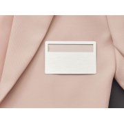 Магнитный металлический бейдж