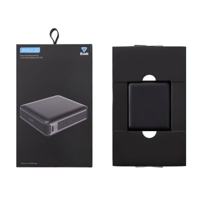Внешний аккумулятор «Brick 10» с быстрой зарядкой QC/PD, 10000 мАч арт. 392317