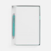 Набор White Shall, бело-бирюзовый