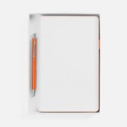 Набор White Shall, бело-оранжевый